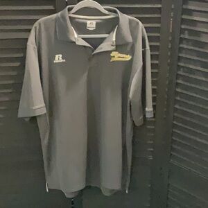 Russell Athletic Gray Performance Polo